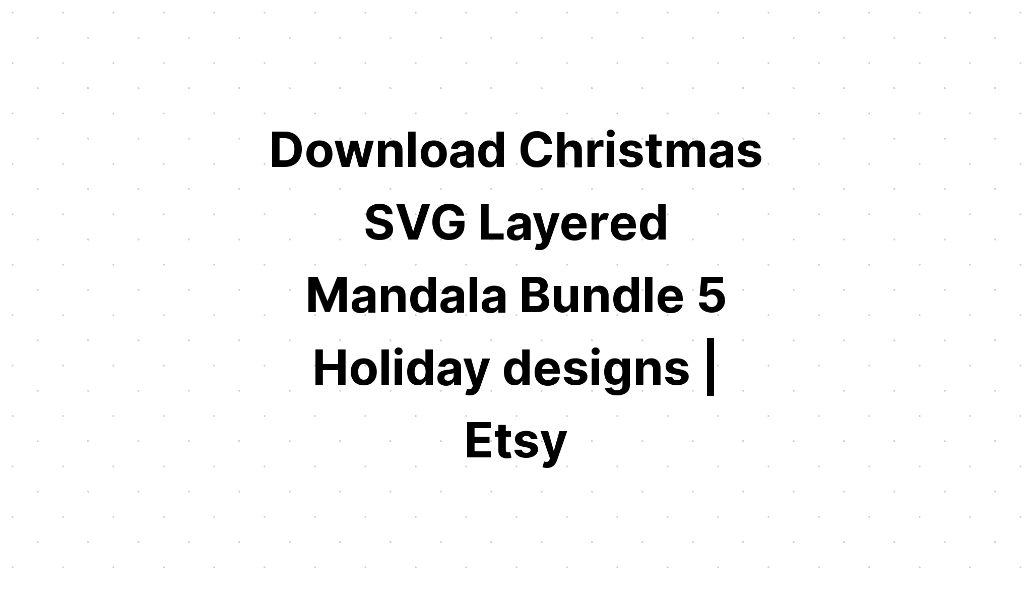 Download Free Svg 5 Ram Bundle Mandala - Download Free SVG Cut File